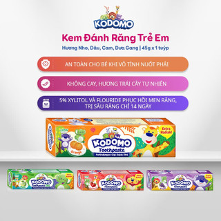 Combo 4 Kem Đánh Răng KODOMO Trẻ Em 45g