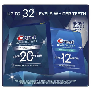 Miếng dán trắng răng Crest Professional Effects combo 5 gói/10 gói