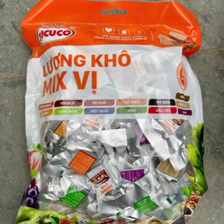 {Bán sỉ bán lẻ} 1Kg Lương Khô Mix 13 vị Fucuco Ăn Vặt