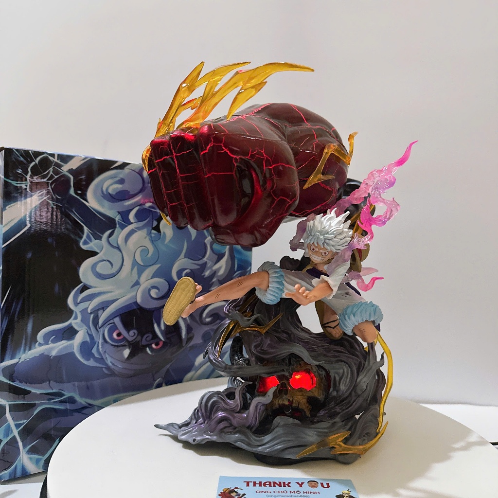  Mô Hình Luffy Gear 5 Tay Đấm Haki Đỏ Trong Onepiece Led Cực Cháy  Ongchumohinh MH1098 