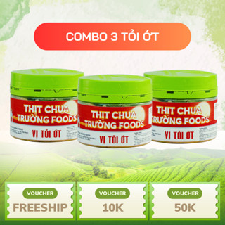  Combo 3 Hộp Thịt Chua Tỏi Ớt Trường Foods 