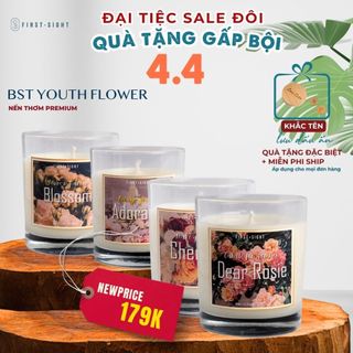 Nến Thơm Thư Giãn Không Khói BST YOUTH First Sight Hương Hoa Cỏ Trái Cây Ngọt Ngào
