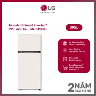 Tủ lạnh LG Inverter 395 lít GN-B392BG - SHOP Miễn phí GIAO + LẮP Hà Nội