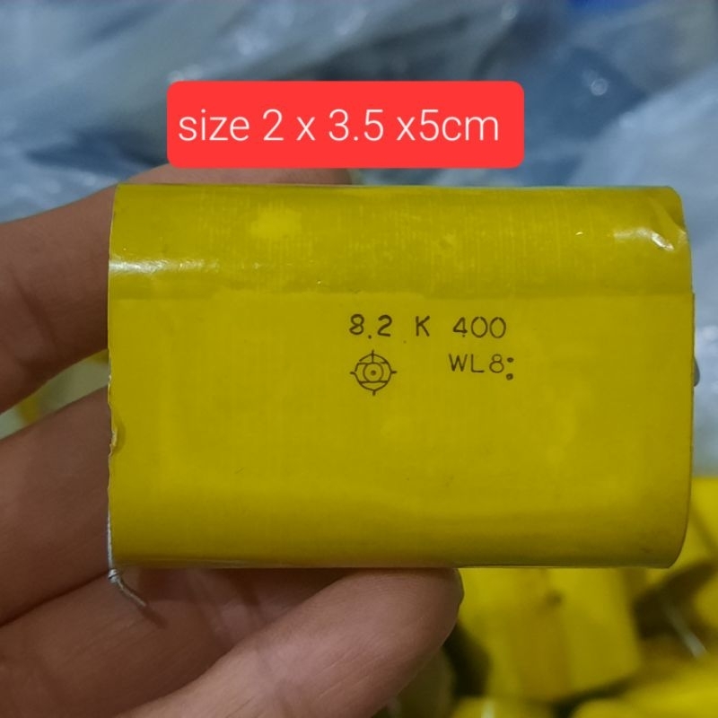 Combo 2 tụ phân tần tháo máy 8.2uf -400v