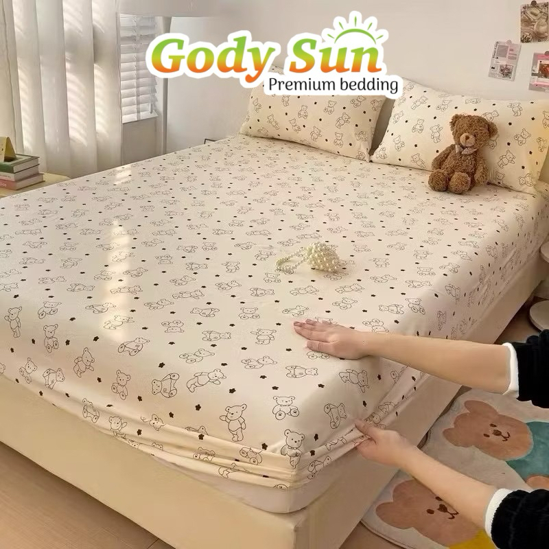 Ga trải giường cotton đũi siêu mềm mịn, thoáng mát dùng 4 mùa
