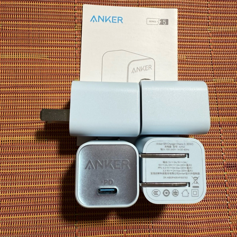 Củ Sạc Anker 511 Nano 3 30W PD/PPS A2152 New (Không Hộp)