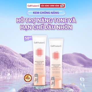 [COMBO 50ml + 50ml] Kem Chống Nắng Nâng Tone Kiềm Dầu Cell Fusion C Brightening Sunscreen 100 SPF50+/ PA++++