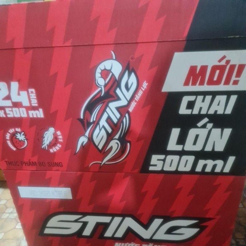 Thùng 24 chai sting dâu 500ml