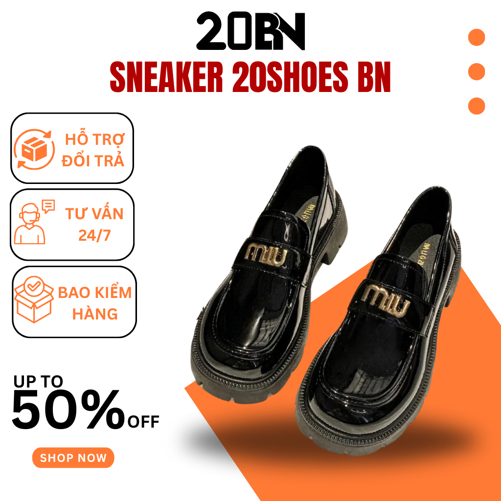 Giày Oxford Nữ Miu Miu, Giày Da Nữ Đế Cao Miu 2 Loại Da Bóng - Mềm Bản Hàng Đẹp Full Box || N05 20BN