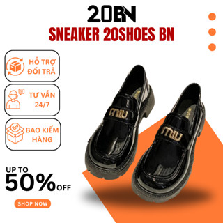 Giày Oxford Nữ Miu Miu, Giày Da Nữ Đế Cao Miu 2 Loại Da Bóng - Mềm Bản Hàng Đẹp Full Box || N05 20BN