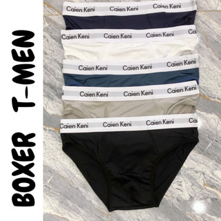 Combo 5 quần sịp tam giác cạp dệt Caien Keni, quần lót nam chéo thun lạnh co giãn đa chiều, thoáng mát thấm hút mồ hôi