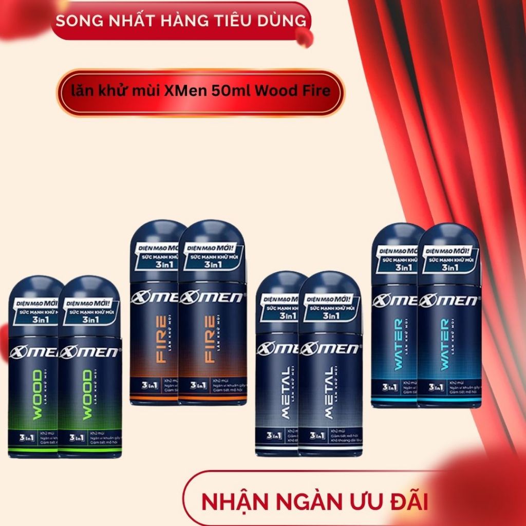 Lăn khử mùi Xmen 50ml HÀNG CHÍNH HÃNG CÔNG TY