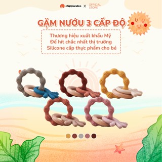 Đồ chơi gặm nướu Silicon CHIPPIANDCO cao cấp chuẩn an toàn dễ cầm nắm và mềm mại cho bé mọc răng