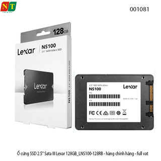  Ổ cứng SSD Lexar 128GB 2.5" SATA III  LNS100-128RB  – Đọc tới 520MB s – Chính hãng – Full VAT 