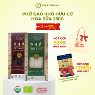 Phở gạo hữu cơ Hoa Sữa 250g (Hộp) - Phở gạo trắng/Phở gạo lứt
