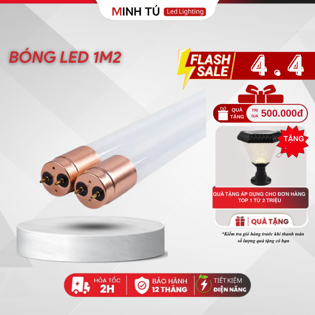 MÁNG TUÝP LED ĐÔI 1M2