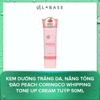 Kem dưỡng trắng da, nâng tông đào Peach Coringco Whipping Tone Up Cream Tuýp 50ml