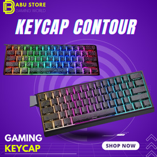 keycap contour xuyên led mạch xuôi , profile cherry, chất liệu pbt double shot | ĐỌC KỸ MÔ TẢ SẢN PHẨM