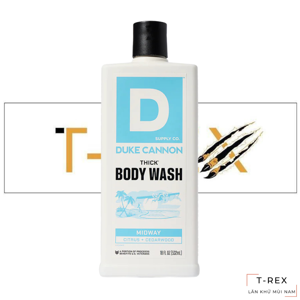 Sữa Tắm Duke Cannon Thick High-Viscosity Body Wash Midway 532ML