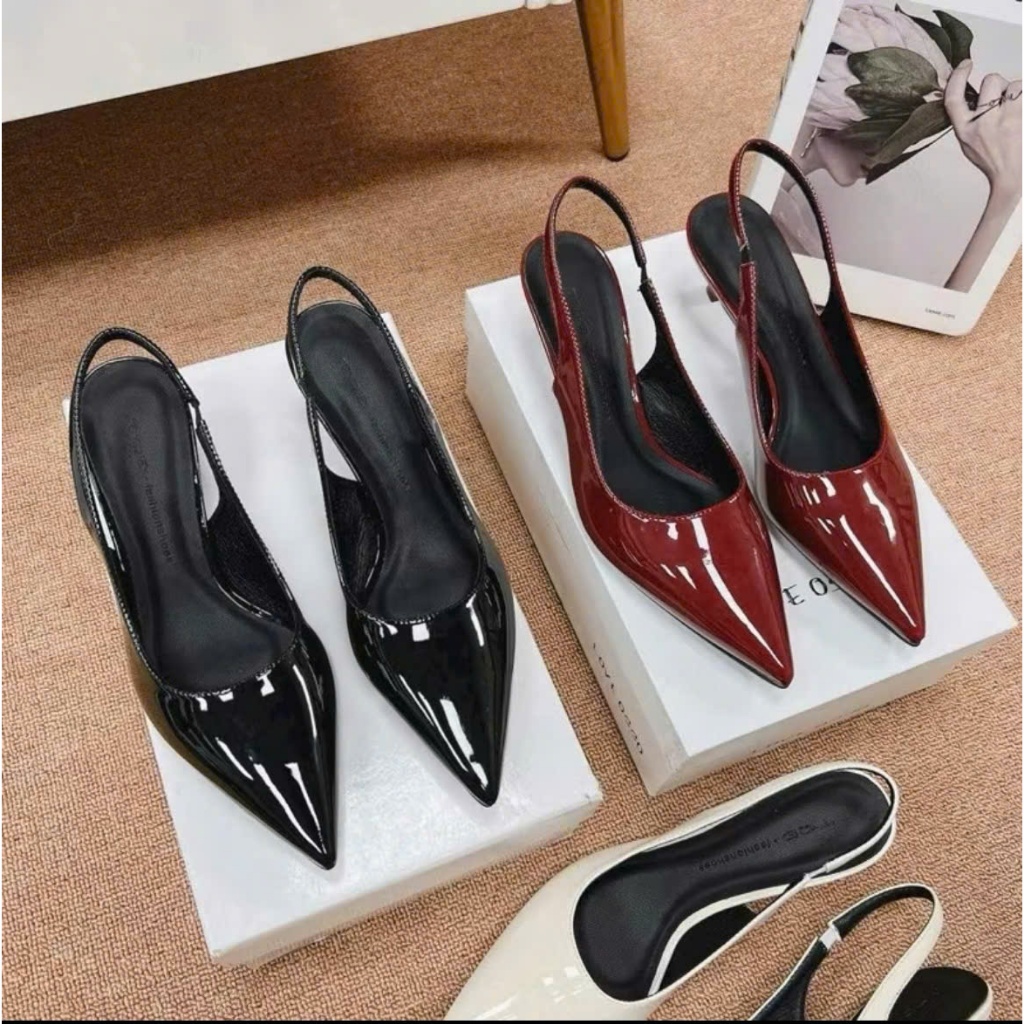 Giày cao gót chất da bóng mũi nhọn cao 5cm, 7cm, 9cm dành cho nàng đi chơi đi tiệc đây ạ | BigBuy360 - bigbuy360.vn