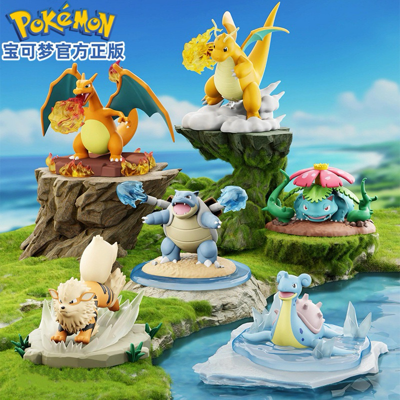 Mô hình Pokemon figure Showdown All new 2024 cực chất và xịn sò ( Langbowang ) Charizard Venusaur Bl
