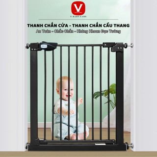 Thanh Chắn Cửa Chắn Cầu Thang V-BABY An Toàn Cho Bé Không Khoan Tường