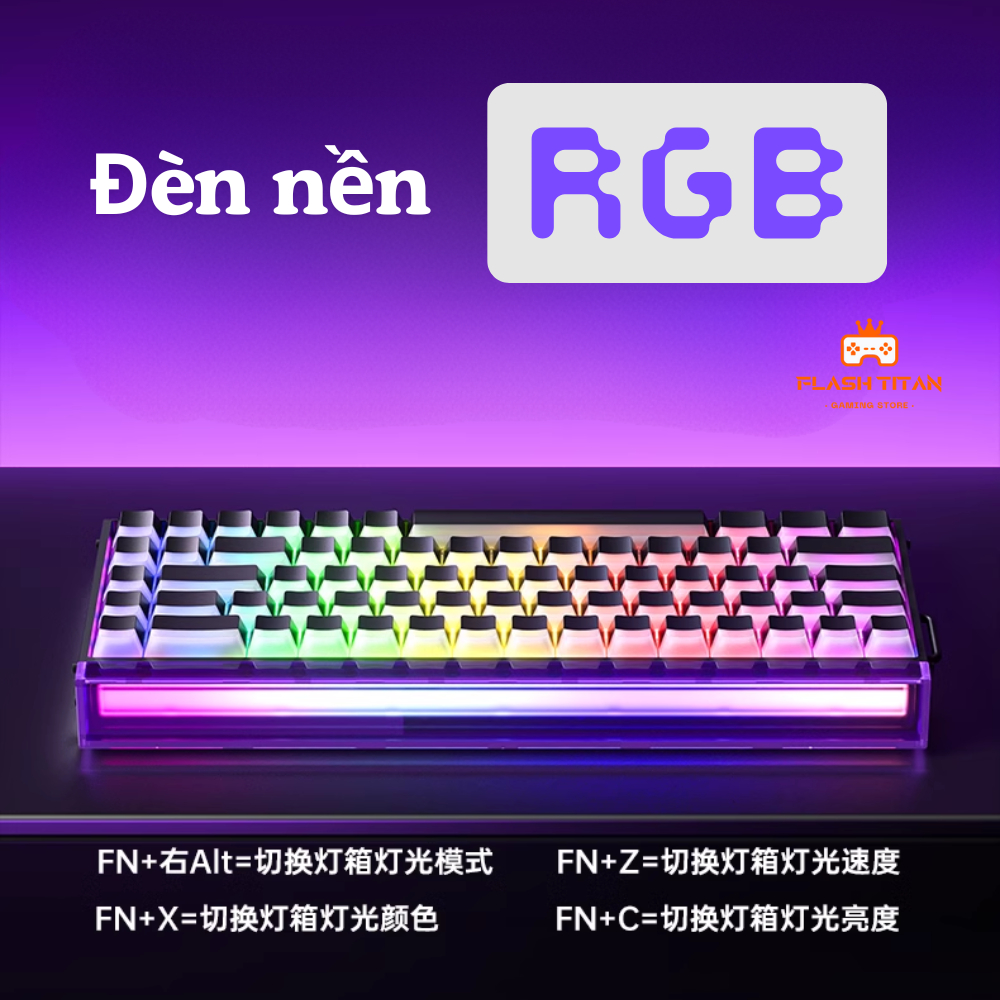 Bàn Phím Cơ Gaming Aula Hero 68 HE - Rapid Trigger - Switch Nam Châm 8k Polling Rate - RT 0.01mm | BigBuy360 - bigbuy360.vn