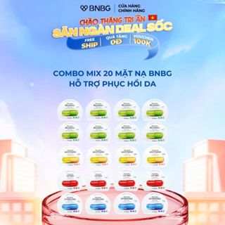 Combo 20 Mặt Nạ BNBG Mix Hỗ Trợ Phục Hồi Da BNBG Vita Genic Jelly Mask 30mlx20