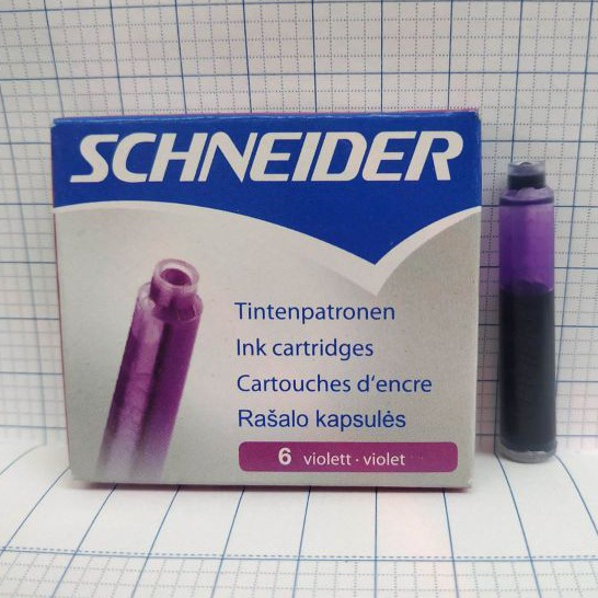 Mực ống Schneider tím (6 ống)