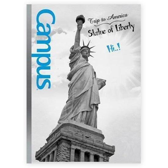 Combo 10 Quyển Vở kẻ ngang Campus 80 trang, Vở kẻ ngang dùng cho học sinh cấp 2 và cấp 3