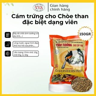 [COMBO CHÒE ĐẶC BIỆT] Cám trứng chim Chích Chòe lửa - Chòe than đặc biệt Vương Việt anh dạng viên - Gói 150g