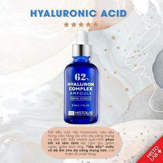 Tinh Chất Dưỡng Ẩm HISTOLAB Hyaluron Complex Ampoule 62% Serum - Tăng Độ Đàn Hồi, Mềm Mịn Da