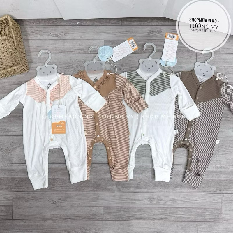 Body dài tay Bu sơ sinh cho bé
