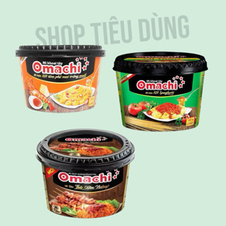 Mì Omachi Tô Trộn Spagety, Xốt Tôm Phô Mai, Thịt Xiêng Nướng 105G