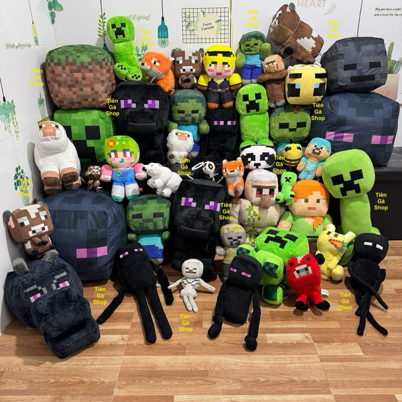 Gấu bông minecraft ( chính hãng ) nhật bản