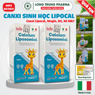[COMBO 2 HỘP] Bambi Calcium Liposomial, Canxi Lipocal sinh học cho bé Giúp phát triển chiều Cao, Xương, Răng Chắc Khỏe