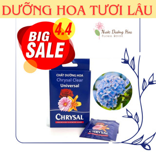 [FREESHIP] [50 gói] Dưỡng hoa lâu tàn Chrysal Chất dưỡng hoa tươi lâu, không gây hư nước