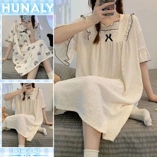 Váy đầm ngủ thu đông nữ công chúa thoái mái ngọt ngào đồ mặc nhà QCCC mùa hè mát mẻ mùa hè 143 ET