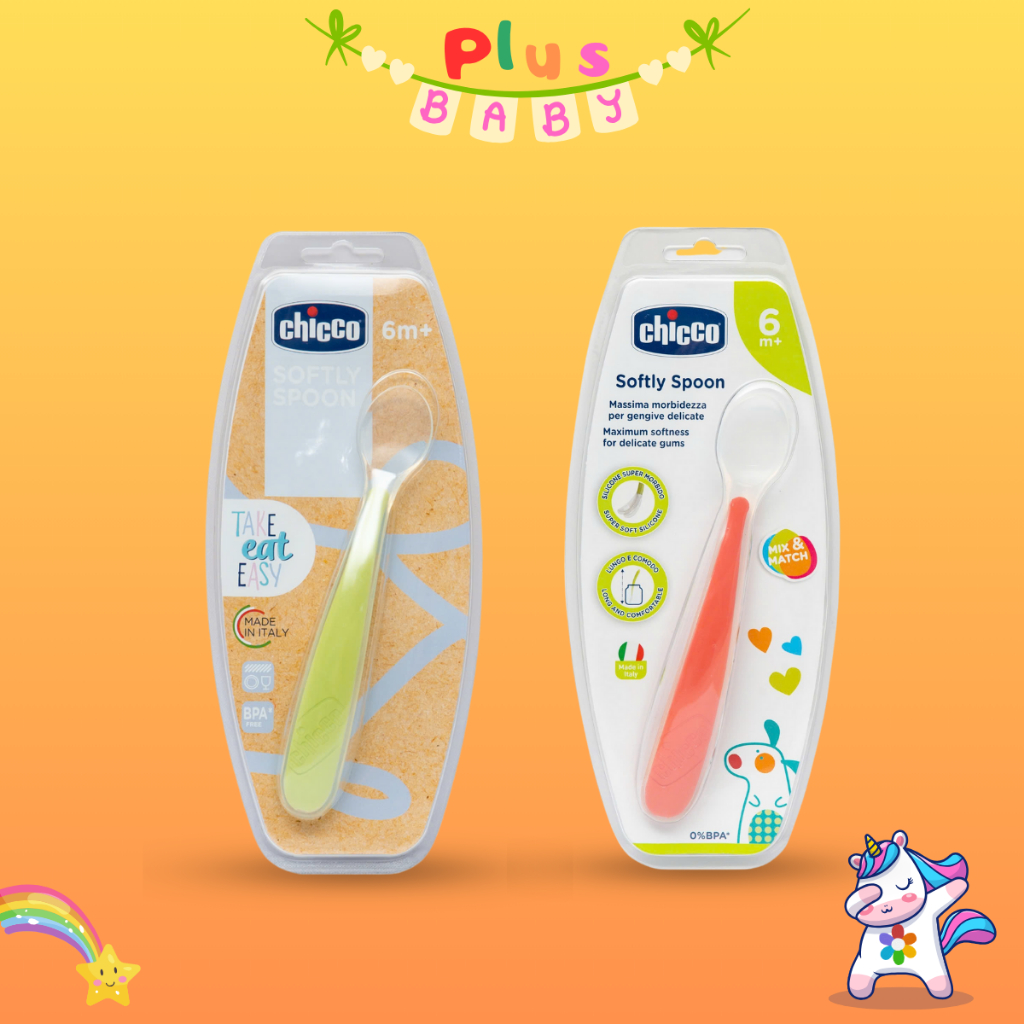 Thìa ăn dặm Silicon Chicco