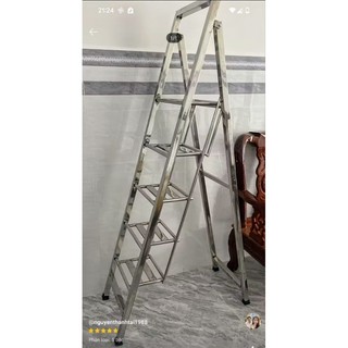 Thang Xếp gấp gọn Inox 100% - Đủ Phân Loại Bậc