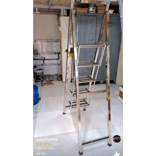 Thang Xếp gấp gọn Inox 100% - Đủ Phân Loại Bậc