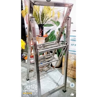 Thang Xếp gấp gọn Inox 100% - Đủ Phân Loại Bậc