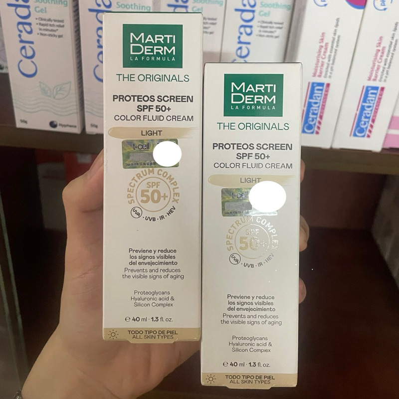 [XẢ DATE 2027-HÀNG CÔNG TY] Kem chống nắng nâng tông MartiDerm Proteos Screen SPF50+ Color Fluid Cream