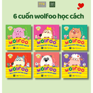  Sách - Combo 6 cuốn Wolfoo Học Kỹ Năng Sống 