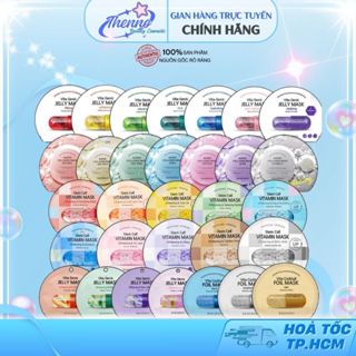 Hộp 10 Miếng Mặt Nạ Giấy Banobagi Mask Super Collagen Vitamin Viên Thuốc Dưỡng Trắng Da Cấp Ẩm Phục Hồi Giảm Mụn 30ml