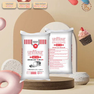   Bao 25KG  Bột mỳ uni dai cao số 2 chuyên dụng làm sandwich bánh mỳ tươi 