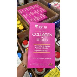  Nước uống Collagen + Biotin Zena Liquid 900ml của Mỹ - Chống lão hóa làm đẹp da móng tóc Của Mỹ 