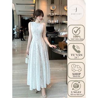 Váy nữ dự tiệc ren thanh lịch dáng dài thiết kế Capeli JOLIE LOFT, đầm dáng dài tiểu thư đi chơi