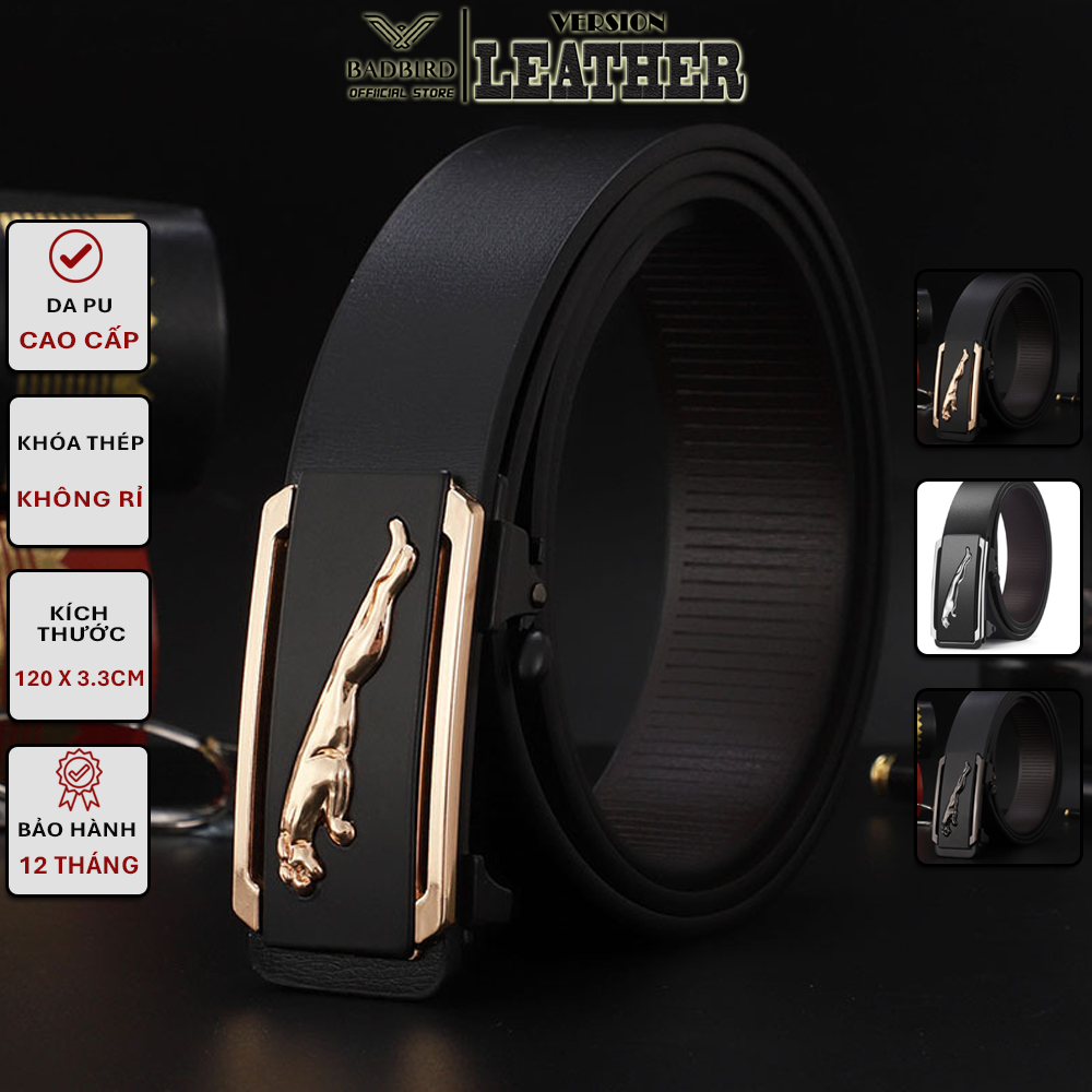 Thắt Lưng Da Nam Khóa Tự Động Giấu Dây Thời Trang BADBIRD - Tự hào thương hiệu Việt Nam