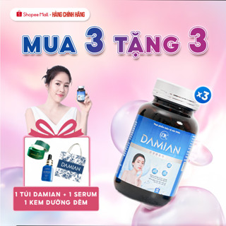 [Mua 3 Tặng 3] Viên Uống Trắng Da Hàn Quốc Damian, hỗ trợ làm mờ thâm nám, tàn nhan dưỡng trắng chỉ sau 30 Ngày